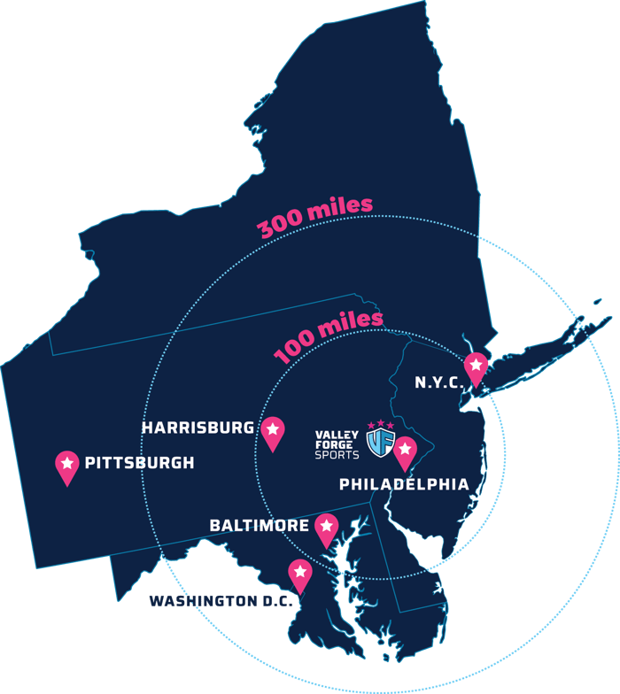 VF Sports Map